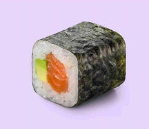 Маки с лососем и авокадо