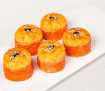 Ролл Лосось биг с тигровой креветкой