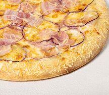 Карбонара на пышном тесте