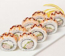 Королевский ролл с креветкой