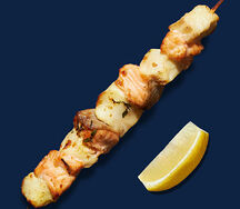 Шашлычок с лососем и треской