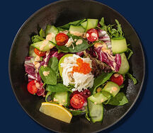 Салат с мясом камчатского  краба