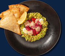 Салат с печенью трески