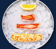 Клешня камчатского краба в соусе биск