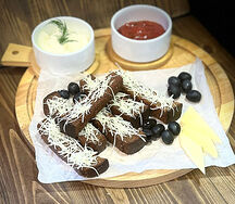 Гренки с сыром