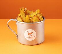 Картофель по-деревенски чесночный