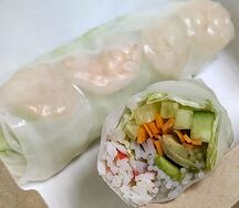 Спринг-ролл со снежным крабом
