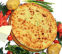 Осетинский пирог с картошкой и сыром