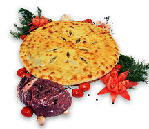 Осетинский пирог с мясом
