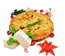 Осетинский пирог с сыром Уалибах