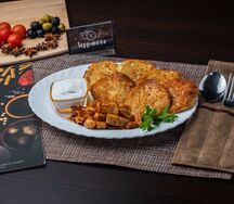 Драники с поджаркой
