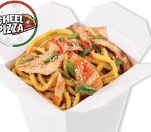 Лапша Wok с лососем