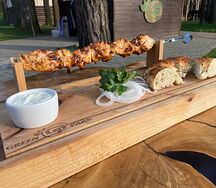 Шашлык из курицы на шампуре