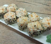 Запеченный ролл с курицей