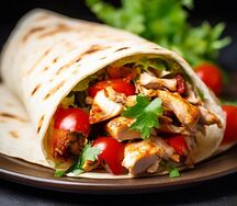 Тортилья с курицей