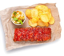 Ребра свиные в глазури BBQ