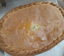 Пирог с капустой и фаршем