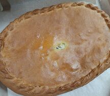 Пирог с капустой и фаршем
