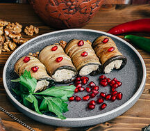 Баклажаны с орехами