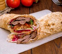 Люля-кебаб из телятины в лаваше