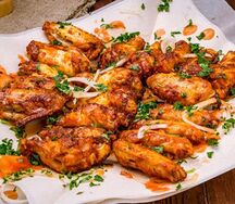 Крылышки на углях 