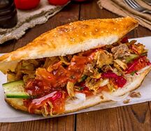 Чикен-донер в багете