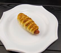 Сосиска из телятины в тесте