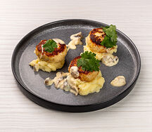 Котлеты из индейки с картофельным пюре