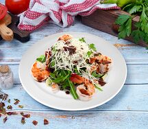 Салат Руккола с креветками
