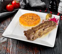 Баранья шея с рисом