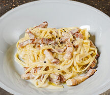 Лингвини Карбонара с панчеттой