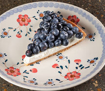 Пирог с голубикой