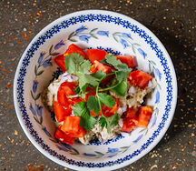 Икра из баклажанов с фокаччей