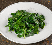 Шпинат с оливковым маслом