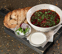 Борщ с говядиной