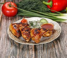 Шашлык из куриных крыльев