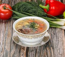 Шурпа с говядиной