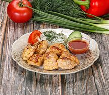 Шашлык из куриного филе