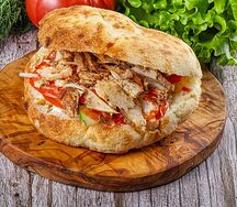 Шаурма в лепёшке