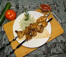 Шашлык из курицы без костей