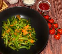 Фасоль стручковая на пару