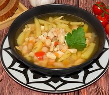 Суп Фасолевый с курицей