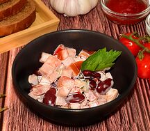 Салат Мазурка с красной фасолью