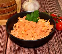 Морковь с чесноком