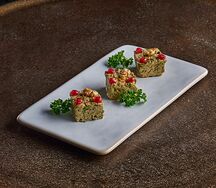 Ачапа (пхали) из зеленой фасоли