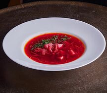 Борщ постный