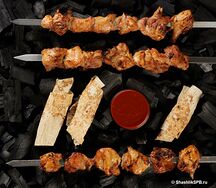 Шашлык из филе куриного бедра