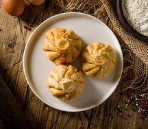 Хинкали с бараниной жареные