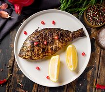 Дорадо на гриле