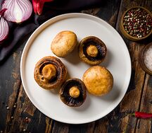 Шампиньоны на мангале